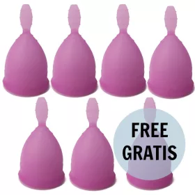   Nina Kikí – prémium menstruációs bögre, lila, méret L