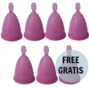 NINA KIKÍ - prémium menstruációs bögre, lila, S méret