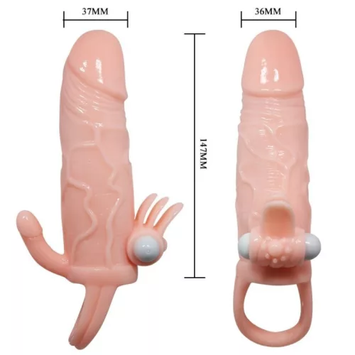 BAILE - érzéki péniszborítás csikló- és análizgatással 16,5 cm