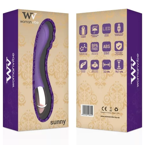 WOMANVIBE – újratölthető szilikon vibrátor érzéki élményhez