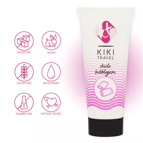 KIKÍ TRAVEL - buborékos ízű prémium síkosító 50 ml