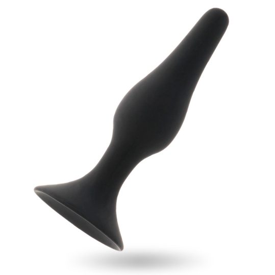 INTENSE – 3. fokozatú anális vibrátor, 12,5 cm, fekete