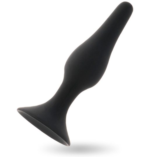 INTENSE - prémium anál vibrátor, 15,5 cm, fekete