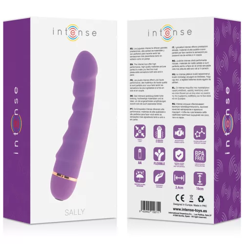 INTENSE - Sally 20 sebességes szilikon vibrátor lila