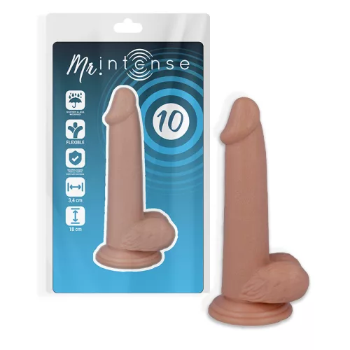 MR INTENSE - 10 cm-es, realisztikus pénisz vibrátor