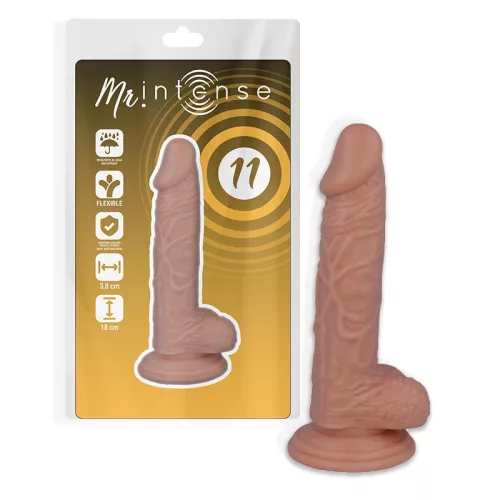 MR INTENSE - 18 cm-es élethű pénisz vibrátor