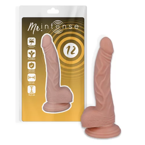 MR INTENSE - 12 cm realistikus pénisz vibrátor
