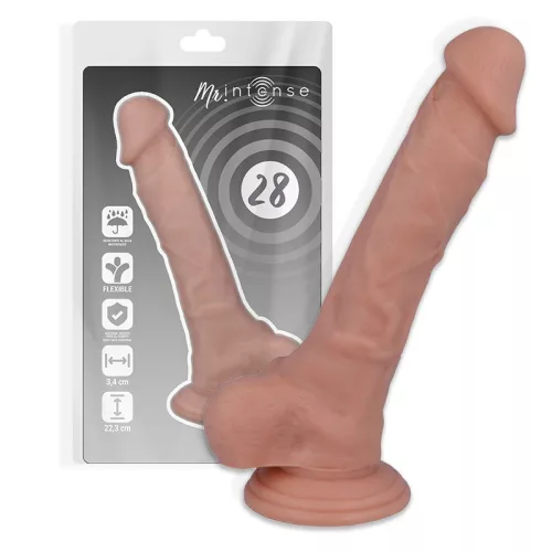MR INTENSE - 28 cm élethű pénisz vibrátor