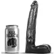 ALL BLACK – 21 cm-es élethű dildó