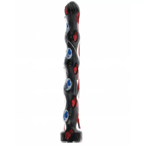 ALL BLACK - 32 cm anal golyós dugó prémium élményhez