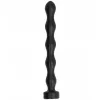 ALL BLACK - 32 cm anal golyós dugó prémium élményhez