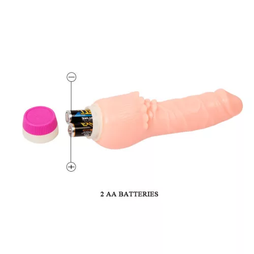 BAILE - élethű vibrátor, 19,5 cm örömhullámokkal