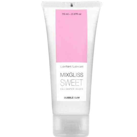 MIXGLISS - VÍZBÁZISÚ SÍKOSÍTÓ GUMÍROZOTT ÍZESÍTÉSSEL 70 ML