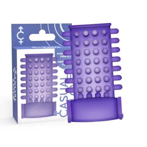 CASUAL LOVE – vibráló gyűrűs ujjvédő lila színben