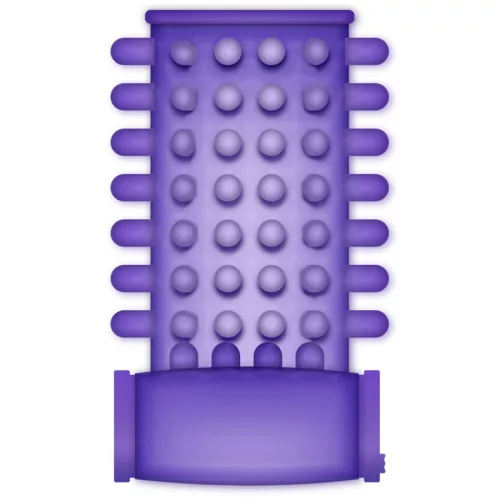 CASUAL LOVE – vibráló gyűrűs ujjvédő lila színben