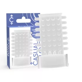 CASUAL LOVE - átlátszó vibráló maszturbátor gyűrű