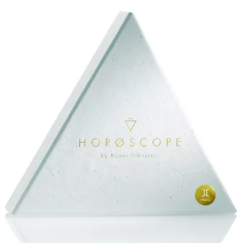 Bijoux Indiscrets Horoscope játékkészlet ujjvibrátorral, balzsammal és nyaklánccal - Oroszlán