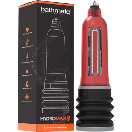 BATHMATE - HYDROMAX 9 PIROS PÉNISZ NÖVELŐ PUMPA