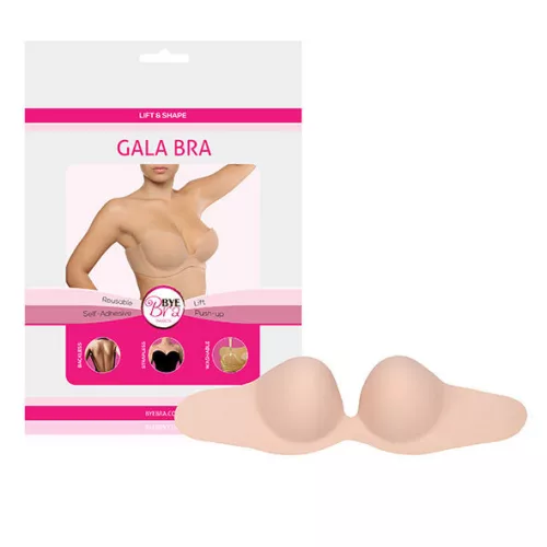 BYE-BRA Gala – D kosaras, prémium melltartó bézs színben