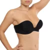 BYE-BRA GALA - elegáns fekete melltartó prémium kényelmmel