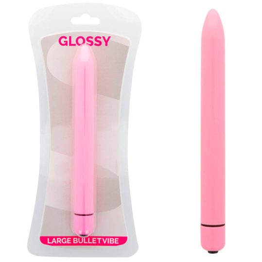 GLOSSY – karcsú, prémium vibrátor rózsaszínben
