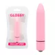 GLOSSY – vékony vibrátor mély rózsaszínben