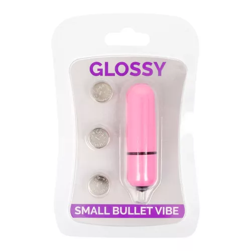 GLOSSY – kisméretű vibrátor, mély rózsaszínben