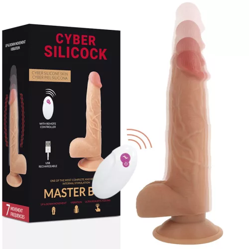 Cyber Silicock – távirányítós realistikus maszturbátor 23,8 cm