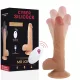 CYBER SILICOCK – távirányítós, reális dildó 23,88 cm