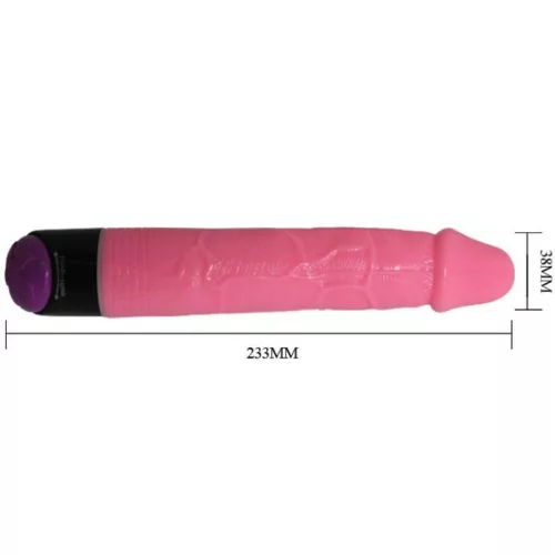BAILE – színes, realisztikus vibrátor, 23 cm