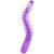 BAILE Flexi Vibe – hajlékony vibráló dildó, lilás 23,5 cm