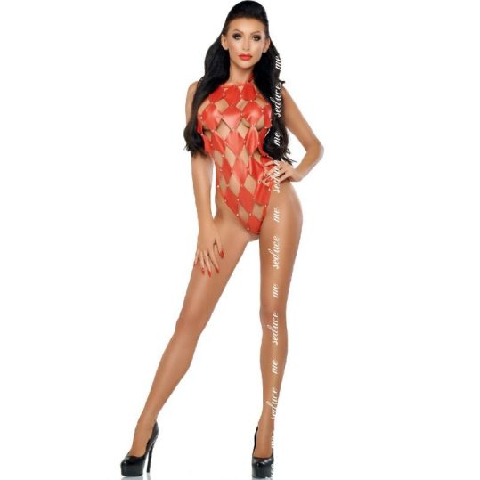 ME-SEDUCE Gwen Teddy – érzéki piros body L/XL méretben
