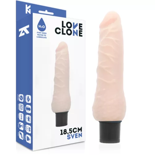 LOVECLONE - önkenő vibrátor 18,5 cm, érzékies élményért