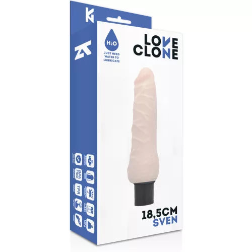 LOVECLONE - önkenő vibrátor 18,5 cm, érzékies élményért