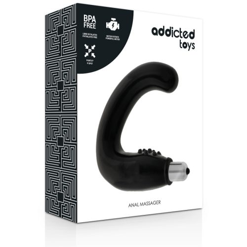 ADDICTED TOYS – prémium anál vibrátor fekete