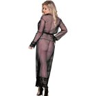 SUBBLIME PEIGNOIR – virágos mintás hosszúujjú köntös S/M