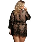 SUBBLIME - csábító csipkés peignoir fodros ujjakkal