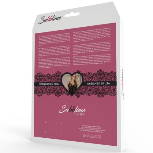 SUBBLIME – elegáns átlátszó hosszú ujjú blúz S/M