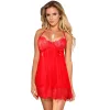 SUBBLIME – piros csipkés babydoll L/XL méretben