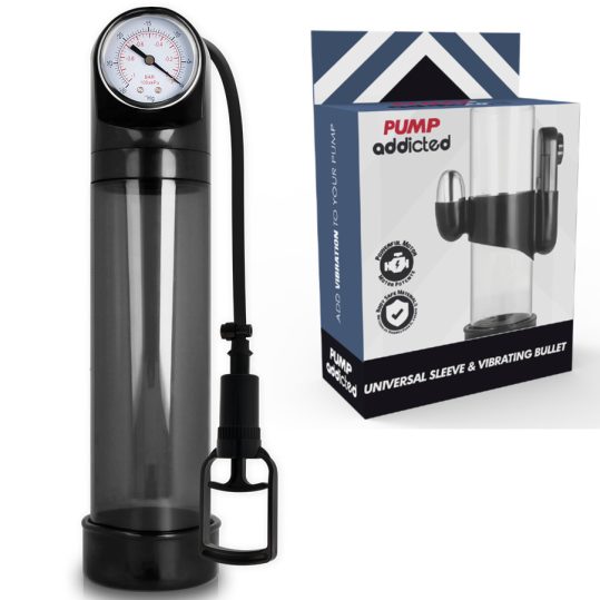 Pump Addicted RX9 – stílusos fekete vibrátor 