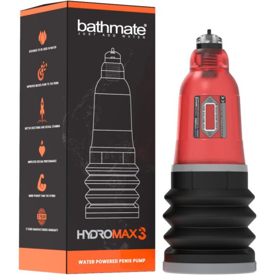 Bathmate Hydromax 3 – prémium vízálló péniszpumpa