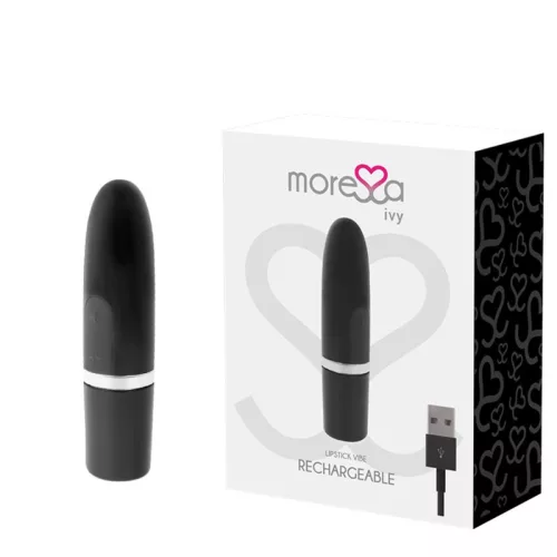 MORESSA Ivy – utazó vibrátor stimulátor, fekete