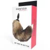 Darkness – természetes farok szilikon análpluggal 10 cm