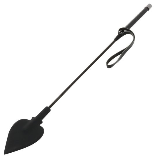 DARKNESS – fekete szilikon ostor 60 cm