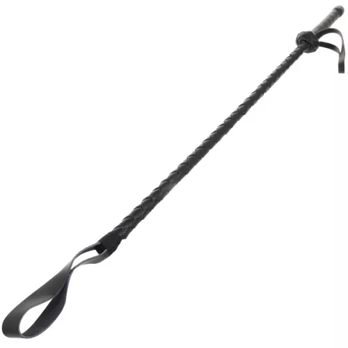 DARKNESS - bőr BDSM ostor 60 cm-es hosszban