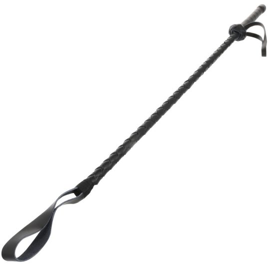 DARKNESS - bőr BDSM ostor 60 cm-es hosszban