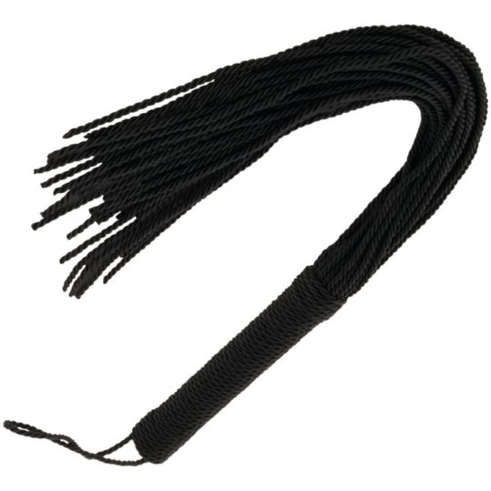 DARKNESS – elegáns fekete kellemes kötöző ostor 50 cm