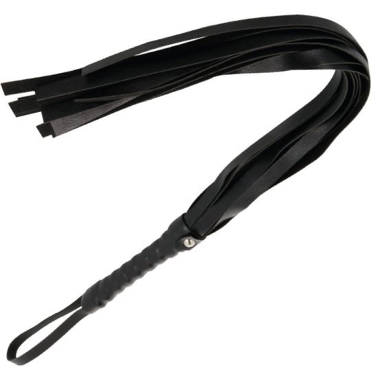 DARKNESS – prémium fekete bondage ostor 45 cm