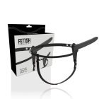 Fetish – fekete szilikon vibrátor prémium hám 15 cm