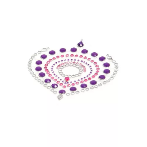 Bijoux Indiscrets Flamboyant – érzéki lila és rózsaszín kiegészítő